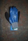 *5x Packs of Latex Water Repellent Gloves Size: M