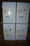 *4x 07470C Toner Cartridges for OKIES7470/7480
