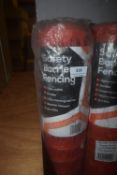*50m x 1m of Orange Barricade Fencing