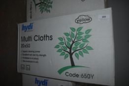 *20x 50pk of Hydi Yellow Multi Cloths