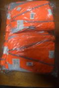*Quantity of Orange Hi-Vis Vests with Zips Size: 3XL