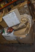 *Pallet of Assorted PPE Including Coveralls, Plastic Bottles, etc.
