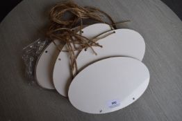 *Quantity of Personalisable Oval Hanging Signs