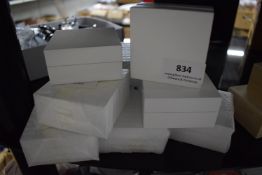 *10x White Square Ring/Trinket Boxes