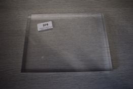 *Quantity of Plain Perspex Blocks 20.5cm x 15.5cm