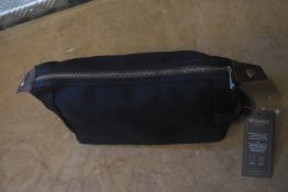 *5x Black Waxed Wash Bags