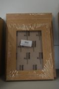 *4x Assorted Wood Effect Box Frames