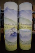 *Assorted “Remember the Love that We Once Shared” Memorial Tubes