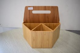 *Bamboo Cutlery Tray and Napkin Holder