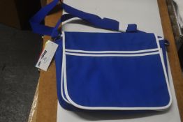 *Blue Sports Bag, Sports Towel, and Bath Towel