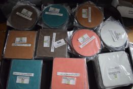 *Quantity of Personalisable Square and Round PU Leather Coasters