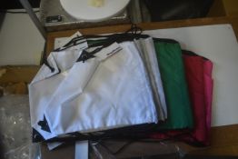 *8x Assorted Polyester Drawstring Bags