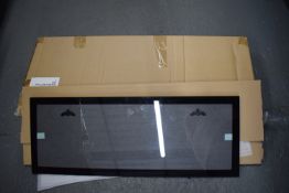 *Set of 5 Black Glass Mount Pictures Frames 8x24”