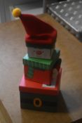 *3x Set of Christmas Elf Graduated Boxes