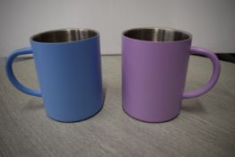 *His & Hers Metal Camping Mug Set