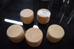 *5x Cylindrical Ring/Trinket Boxes