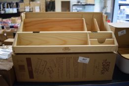*Desk Topper Wine Box/Desk Organiser