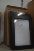 *3x Assorted Black Box Frames