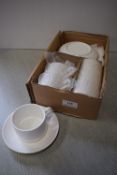 *6pc White Cup & Saucer Set
