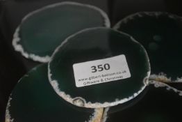 *9x Green Gem Coasters