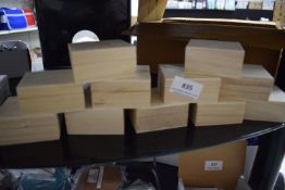 *11x Personalisable Wooden Square Ring/Trinket Boxes