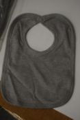*~12x Grey Velcro Bib