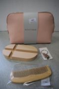 *Pink Cosmetics/Toiletry Bag, Mobile Phone Holder, Comb, and Bottle Opener Keyring