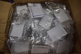 *100x Rectangular Photo Holder Keyrings