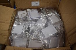 *100x Rectangular Photo Holder Keyrings