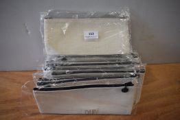 *20x Beige Hessian Pencil Cases