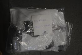 *10x Pairs of Black & White Sports Socks