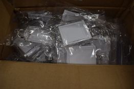 *50x Rectangular Photo Holder Keyrings