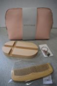 *Pink Cosmetics/Toiletry Bag, Mobile Phone Holder, Comb, and Bottle Opener Keyring