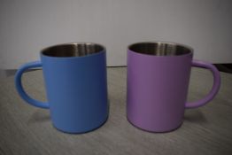 *His & Hers Metal Camping Mug Set