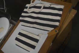 *Nautical Beach Bag, and Cosmetics Bag Purse