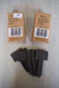 *3x Slate Square Top Flower Pegs 6pk