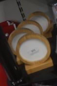 *4x Assorted Round Catering Boards
