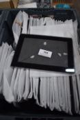 *~20x Black Glass Photo Frames 5.5”x3.5”