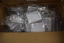 *50x Rectangular Photo Holder Keyrings