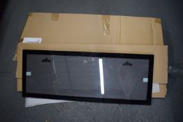 *Set of 5 Black Glass Mount Pictures Frames 8x24”