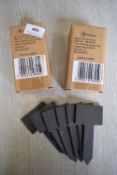 *3x Slate Square Top Flower Pegs 6pk