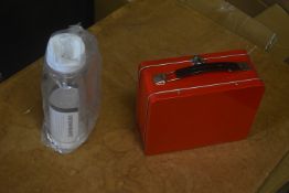*Red Tin Lunchbox, and a Diffuser Drinks Bottle