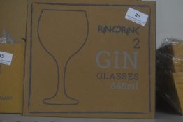 *Rink Drink Gin Glasses 2pk