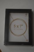 *Set of 5 Black Box Frames 5”x7”