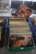 2x Crates of 12” LP Records Including Mixed Oldies, etc.
