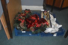 Christmas Decorations and a Nativity Set