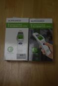 2x Alpha Med Infrared Forehead Thermometers