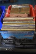 12” LP Records Including Country, plus 78s