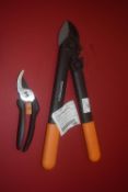 *Fiskars Lopper/Pruner Set