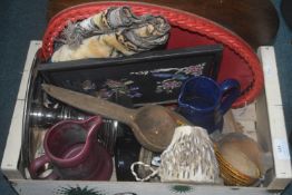 Decorative Items, Ethnic Carvings, Artist’s Pallet, etc.